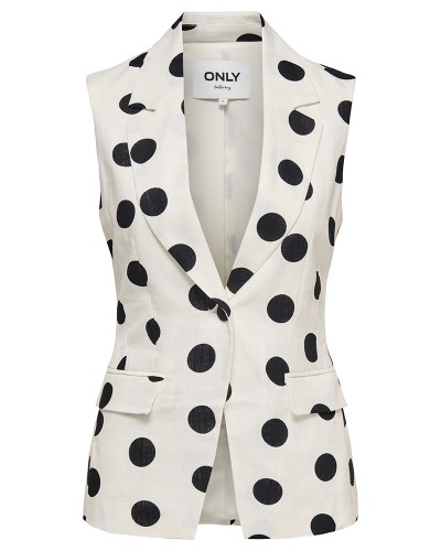 ONLY ONLVIESTA S/L LINEN BL WAISTCOAT TLR - 15375017