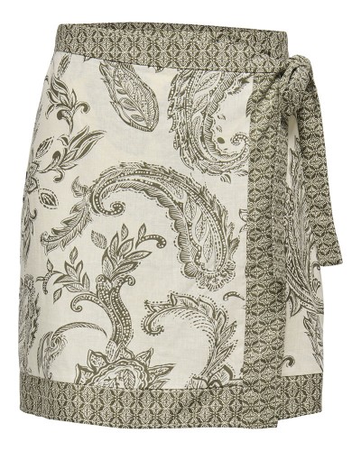 ONLY ONLLEYA BELT WRAP SHORT SKIRT WVN - 15373651