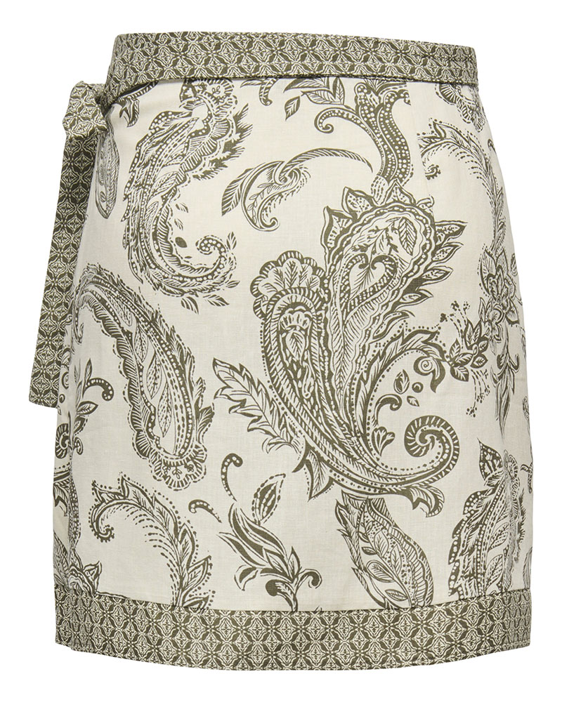 ONLY ONLLEYA BELT WRAP SHORT SKIRT WVN - 15373651