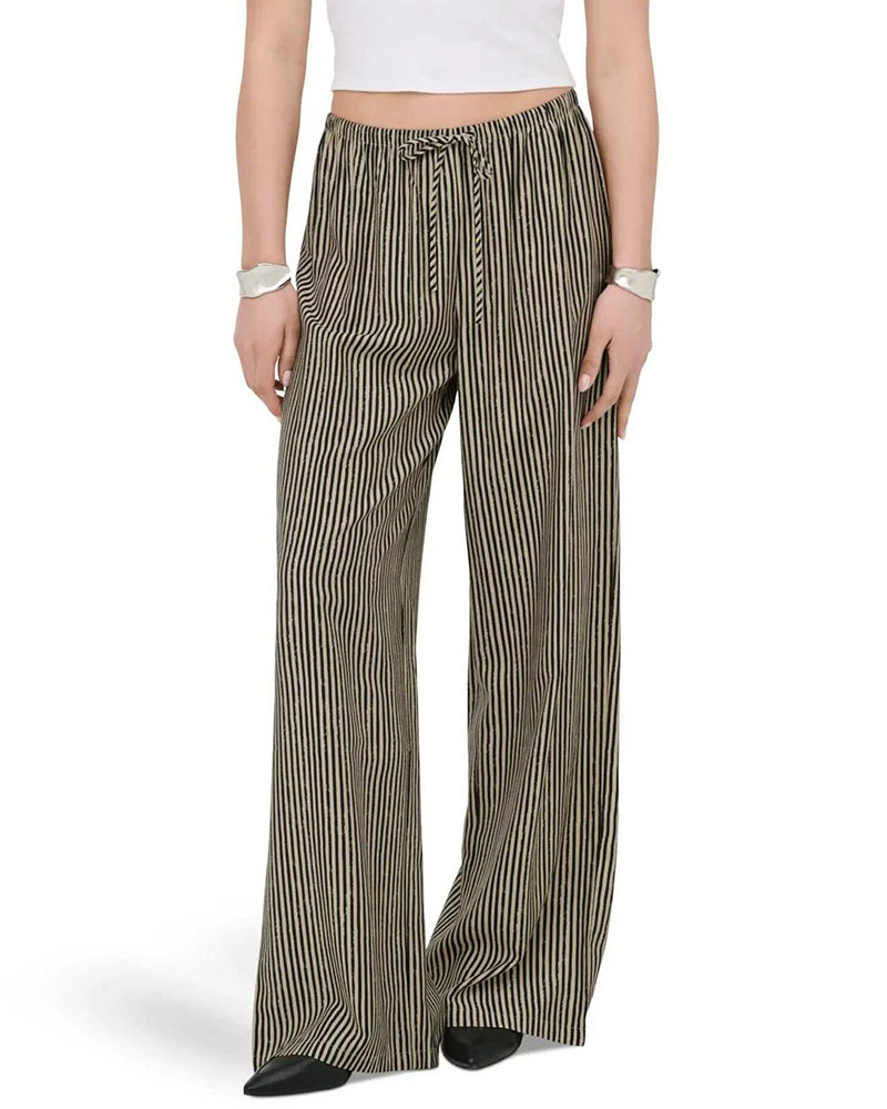 ONLY ONLSINA JEONA STR PULL UP PANTS WVN - 15374870