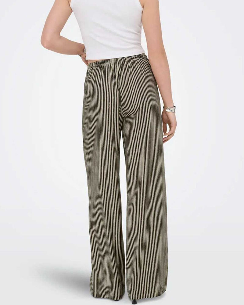 ONLY ONLSINA JEONA STR PULL UP PANTS WVN - 15374870