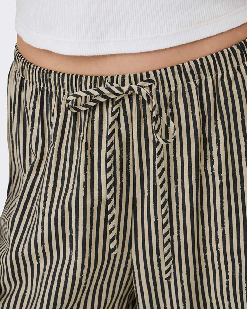ONLY ONLSINA JEONA STR PULL UP PANTS WVN - 15374870