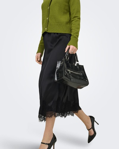 ONLY ONLBELLA SATIN LACE SKIRT WVN EX - 15380523