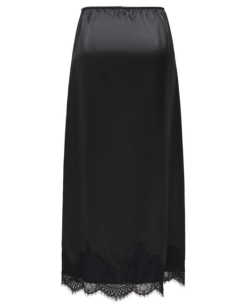 ONLY ONLBELLA SATIN LACE SKIRT WVN EX - 15380523
