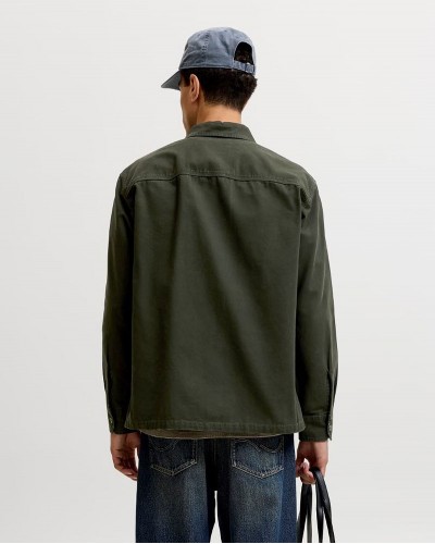 JACK & JONES JJECOLTON CANVAS OVERSHIRT LS SN - 12298629