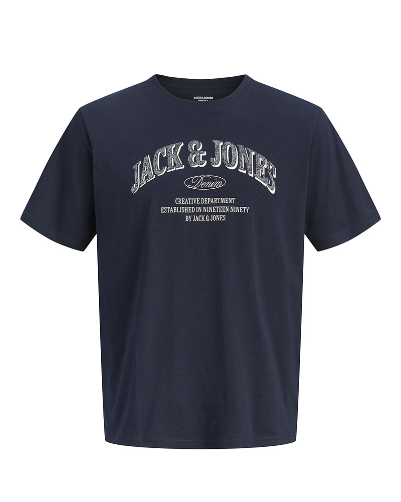 JACK & JONES JJEDENVER LOGO TEE SS O-NECK SN - 12298726