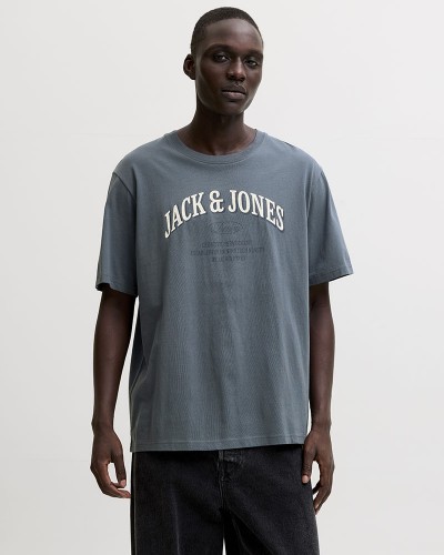 JACK & JONES JJEDENVER LOGO TEE SS O-NECK SN - 12298726