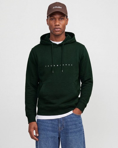 JACK & JONES JJESTAR JJ SWEAT HOOD NOOS - 12233972