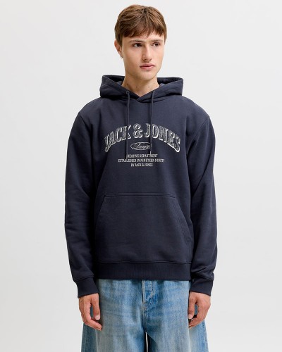 JACK & JONES JJEDENVER LOGO SWEAT HOOD SN - 12298730