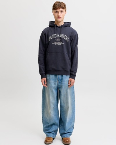 JACK & JONES JJEDENVER LOGO SWEAT HOOD SN - 12298730