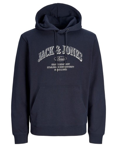 JACK & JONES JJEDENVER LOGO SWEAT HOOD SN - 12298730