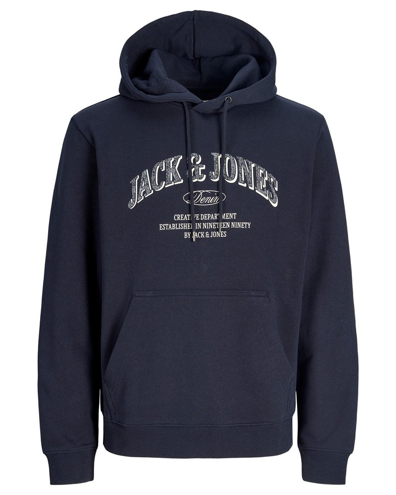 JACK & JONES JJEDENVER LOGO SWEAT HOOD SN - 12298730
