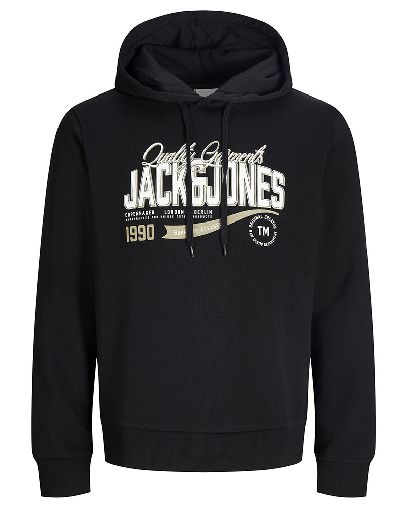 JACK & JONES JJELOGO SWEAT HOOD 2 COL AW26 SN - 12299467