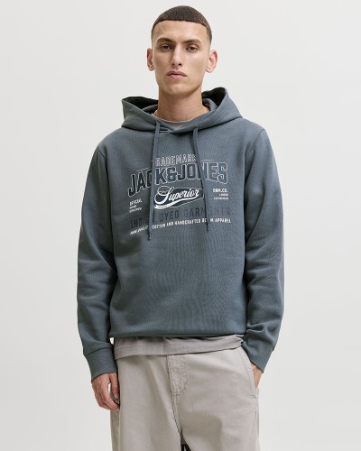 JACK & JONES JJELOGO SWEAT HOOD 2 COL AW26 SN - 12299467