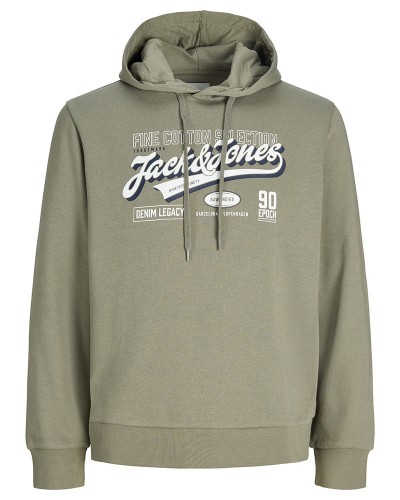 JACK & JONES JJELOGO SWEAT HOOD 2 COL AW26 SN - 12299467