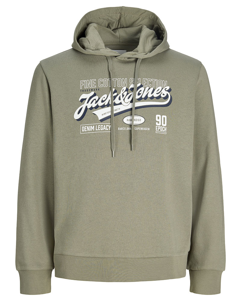 JACK & JONES JJELOGO SWEAT HOOD 2 COL AW26 SN - 12299467