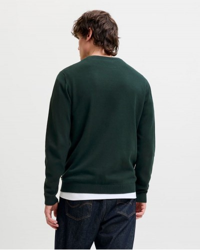 JACK & JONES JJEBASIC KNIT CREW NECK NOOS - 12137190
