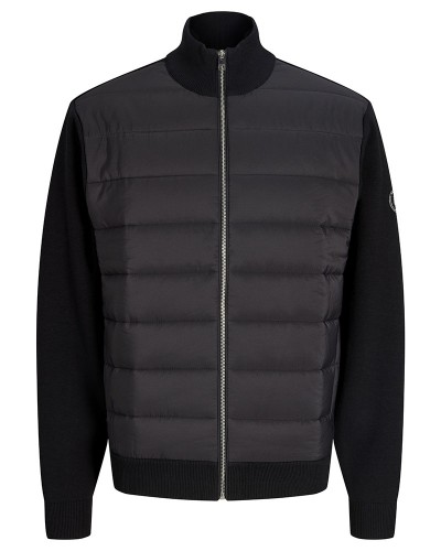 JACK & JONES JJTYLER KNIT HYBRID CARDIGAN - 12298383
