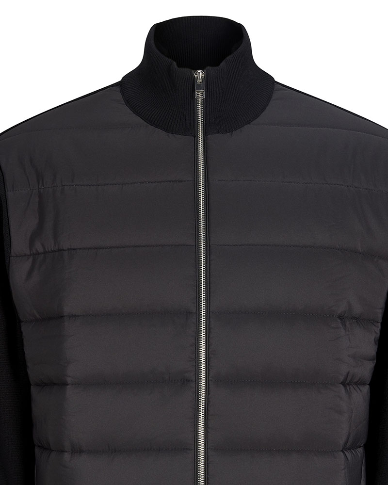 JACK & JONES JJTYLER KNIT HYBRID CARDIGAN - 12298383