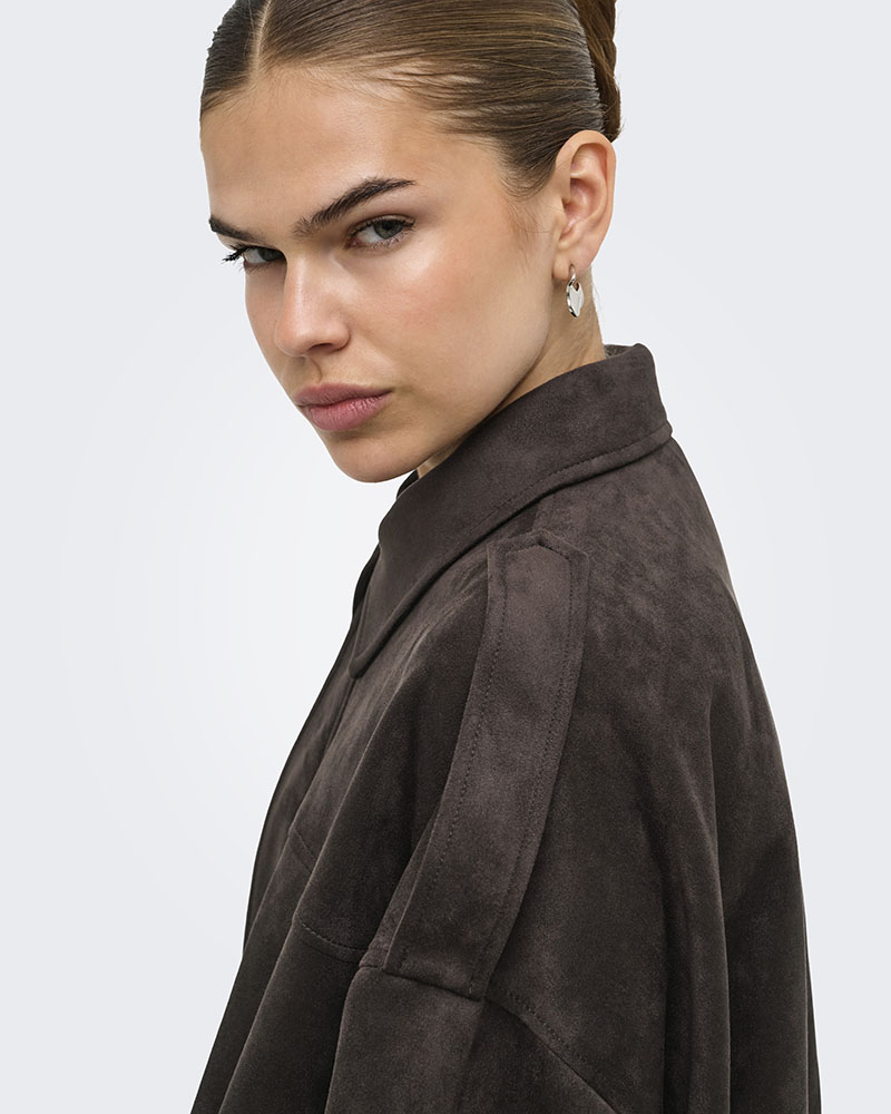 ONLY ONLMOON-STINA FAUX SUEDE BOMBER PNT NOOS - 15381024