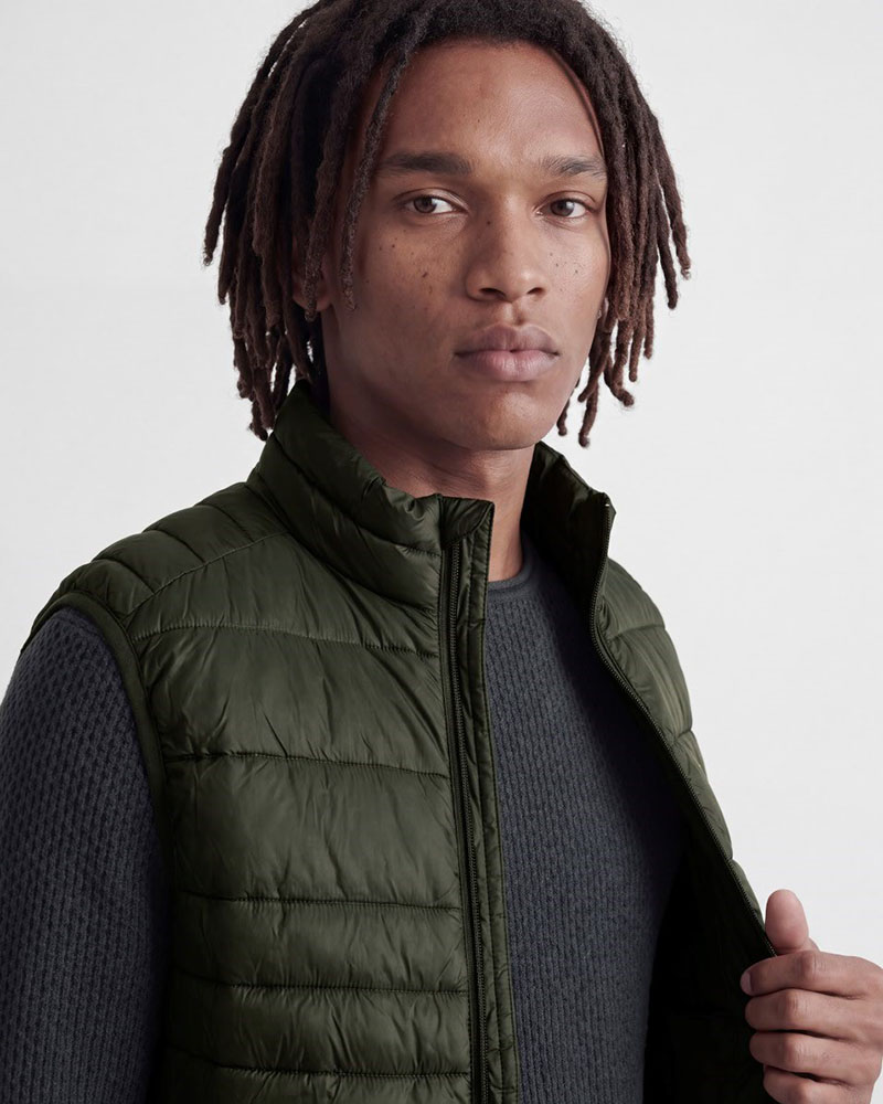 JACK & JONES JJEKINGSLEY LIGHT BODYWARMER COLLAR NOOS - 12298870