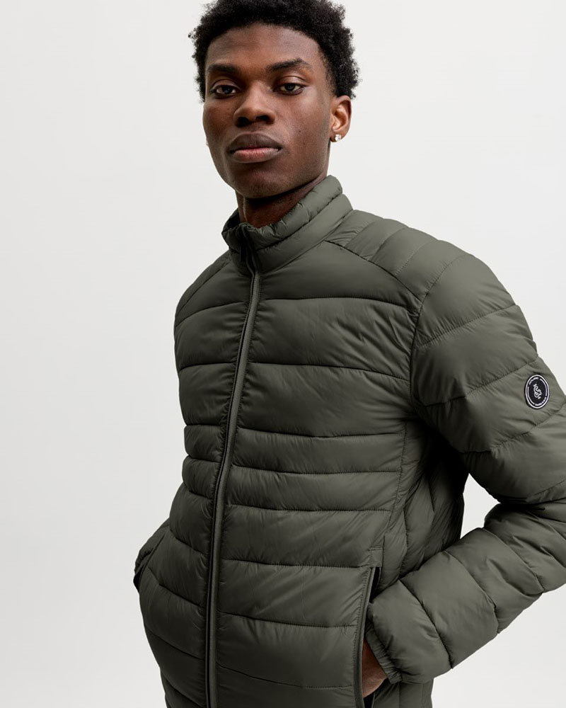 JACK & JONES JJEKINGSLEY LIGHT PUFFER COLLAR NOOS - 12298868