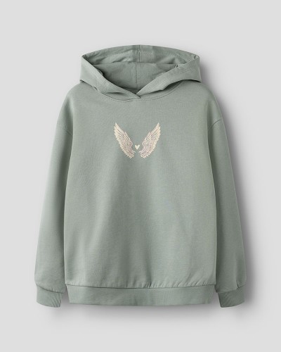 NAME IT NKFLOTUSE LS RLX SWEAT WH BRU - 13258327