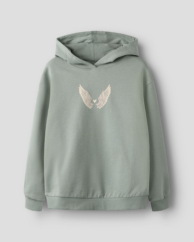 NAME IT NKFLOTUSE LS RLX SWEAT WH BRU - 13258327