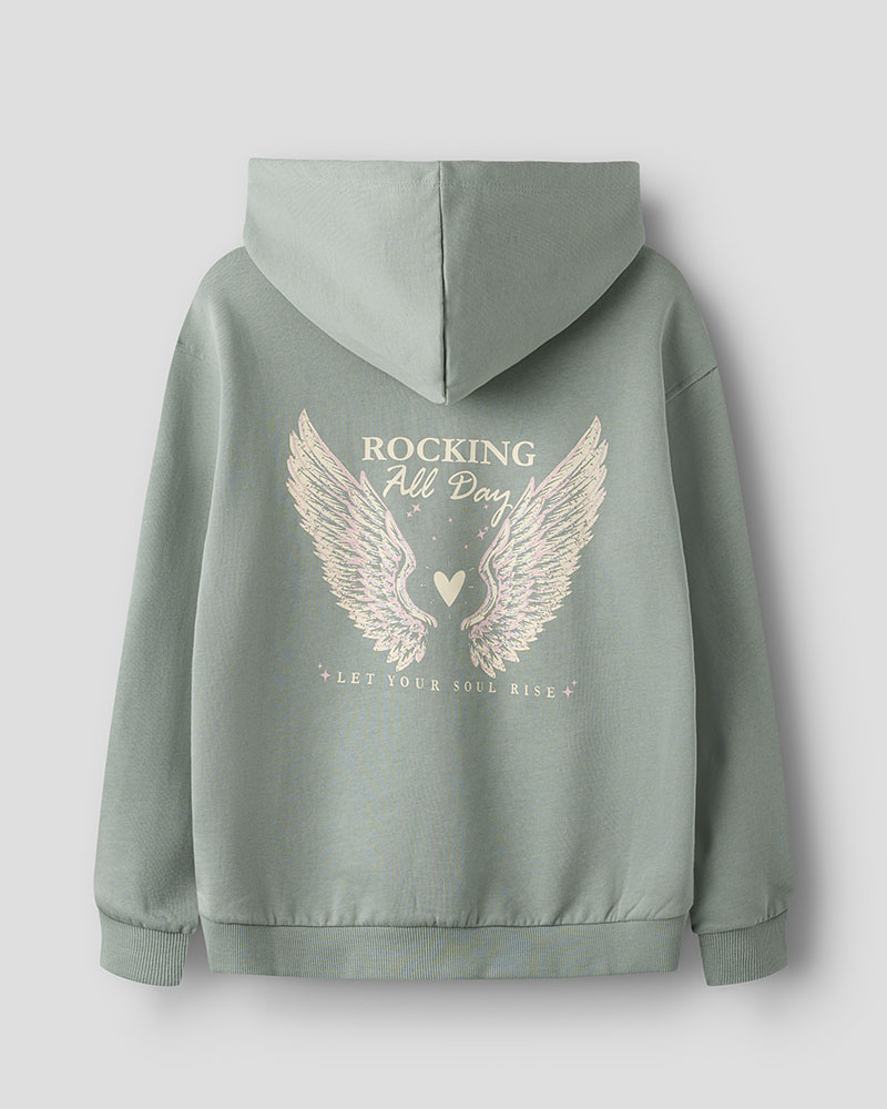 NAME IT NKFLOTUSE LS RLX SWEAT WH BRU - 13258327