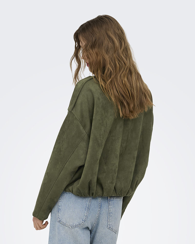 ONLY ONLMOON-STINA FAUX SUEDE BOMBER PNT NOOS - 15381024