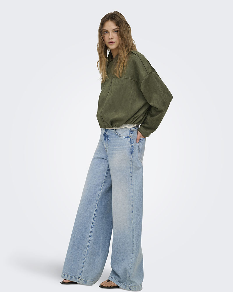 ONLY ONLMOON-STINA FAUX SUEDE BOMBER PNT NOOS - 15381024