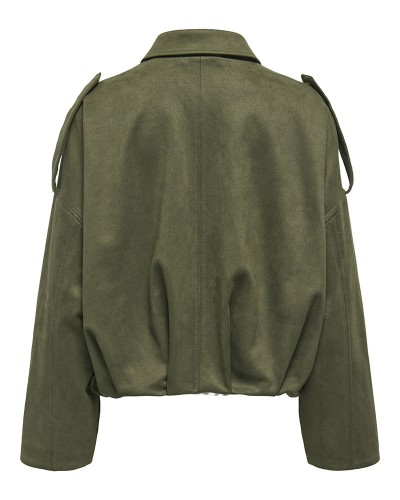 ONLY ONLMOON-STINA FAUX SUEDE BOMBER PNT NOOS - 15381024