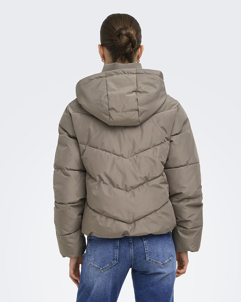 ONLY ONLCLAIR PUFFER HOOD JACKET CC OTW - 15373797