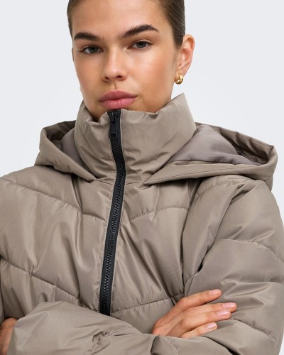 ONLY ONLCLAIR PUFFER HOOD JACKET CC OTW - 15373797