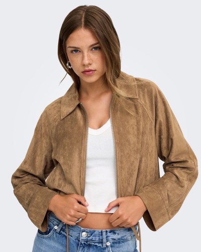 ONLY ONLLIXA L/S FAUX SUEDE JACKET CC PNT - 15376829