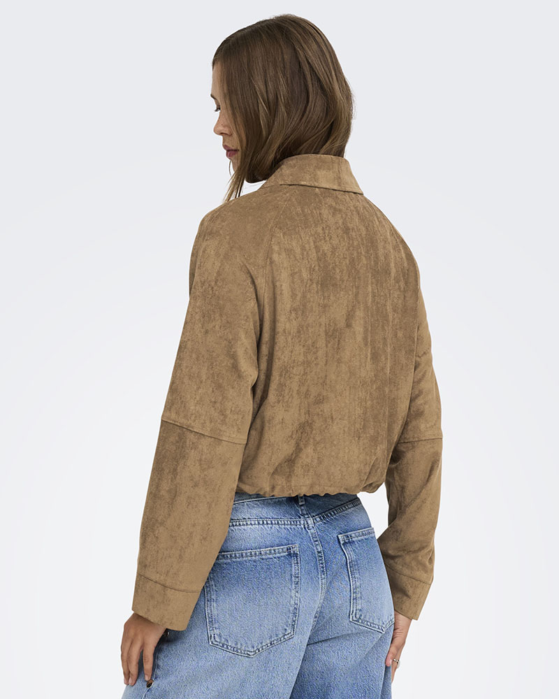 ONLY ONLLIXA L/S FAUX SUEDE JACKET CC PNT - 15376829