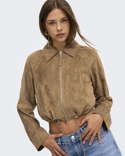ONLY ONLLIXA L/S FAUX SUEDE JACKET CC PNT - 15376829