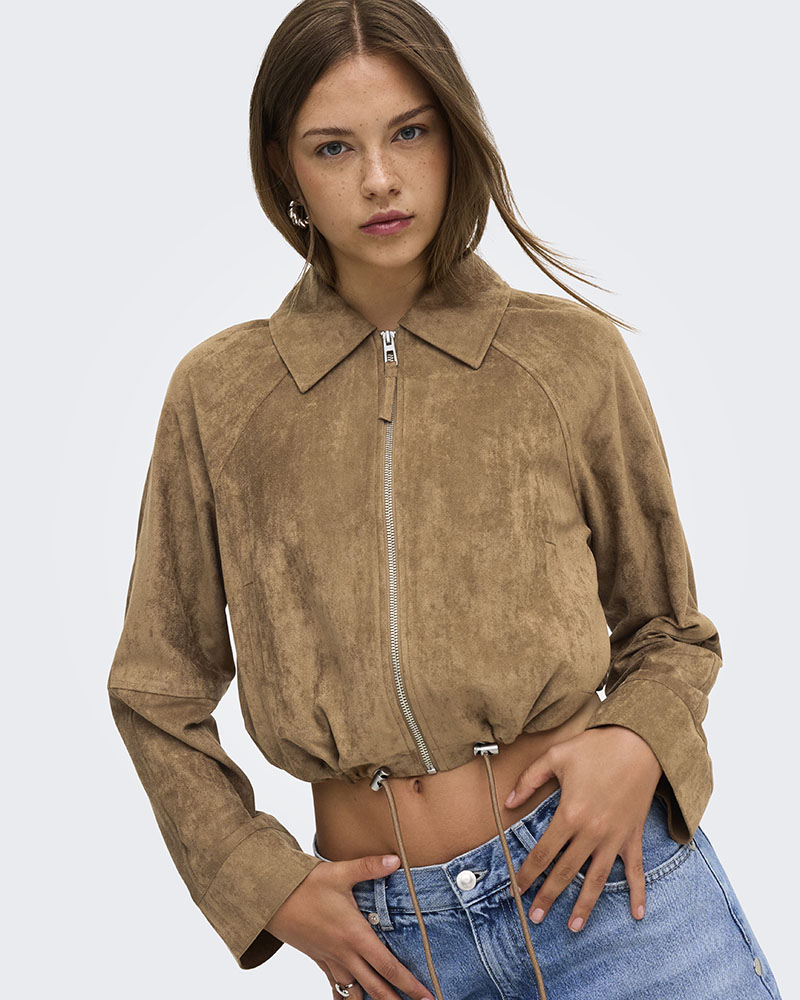 ONLY ONLLIXA L/S FAUX SUEDE JACKET CC PNT - 15376829