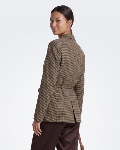 ONLY ONLNELLA L/S BELT CHECK BLAZER CC TLR - 15376947
