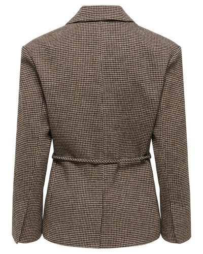 ONLY ONLNELLA L/S BELT CHECK BLAZER CC TLR - 15376947