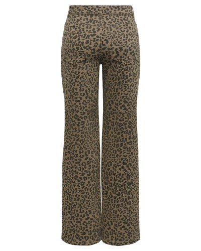 ONLY ONLMADISON HW WIDE ANIMAL PANT PNT - 15355777