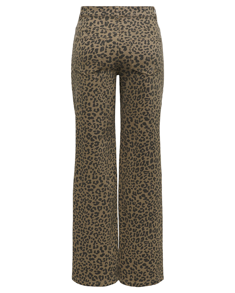 ONLY ONLMADISON HW WIDE ANIMAL PANT PNT - 15355777