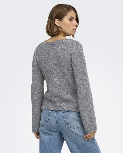 ONLY ONLMAGGIE LS CROSS V-NECK CC KNT - 15375129