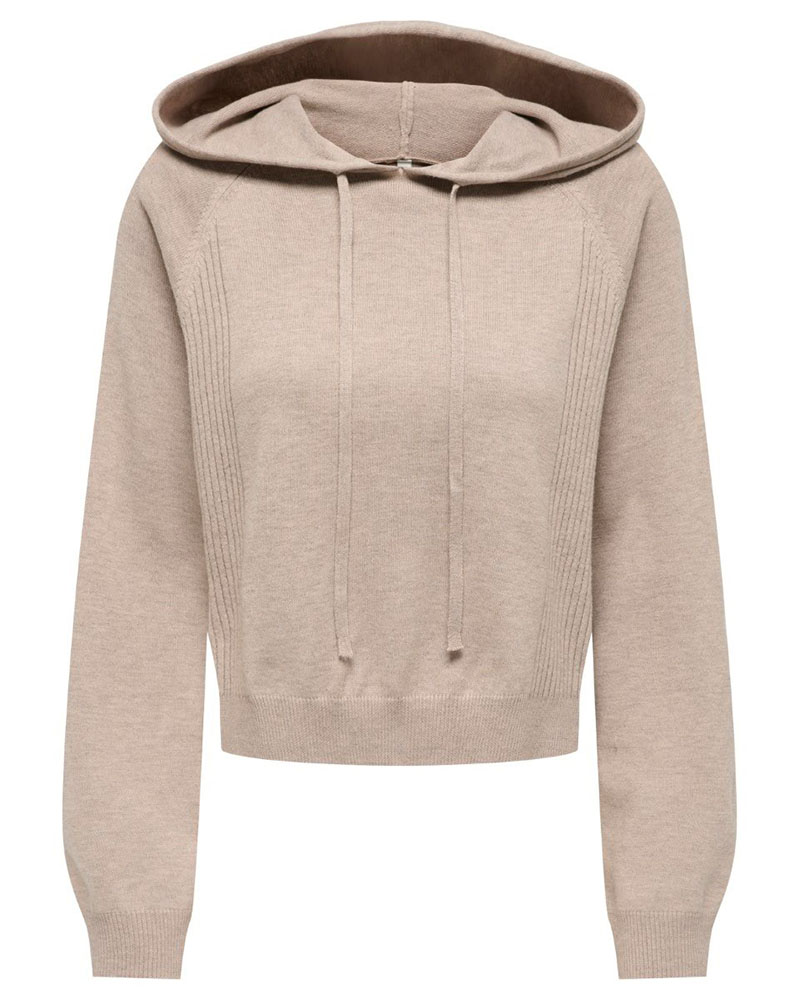 ONLY ONLGIGI LS SHORT HOODIE CC KNT - 15374935