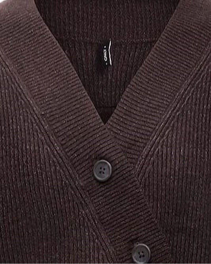 ONLY ONLKATIA LS RIB BUTTON CARDI CC KNT - 15374822