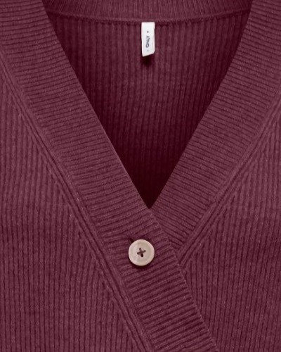 ONLY ONLKATIA LS RIB BUTTON CARDI CC KNT - 15374822