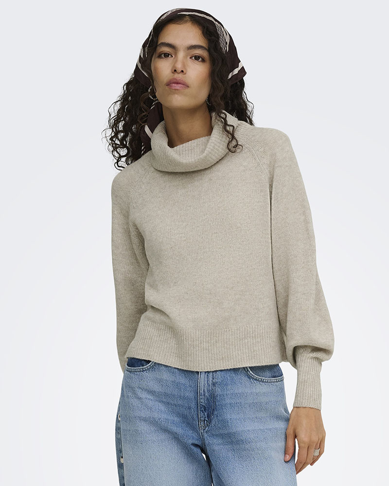 ONLY ONLOLIVIA LS ROLL NECK CC KNT - 15381063