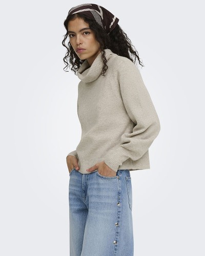 ONLY ONLOLIVIA LS ROLL NECK CC KNT - 15381063