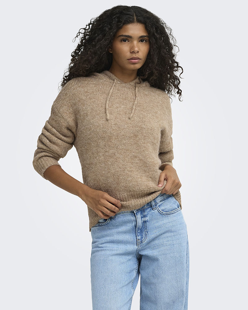ONLY ONLNELLIE LS HOODIE CC KNT - 15375531