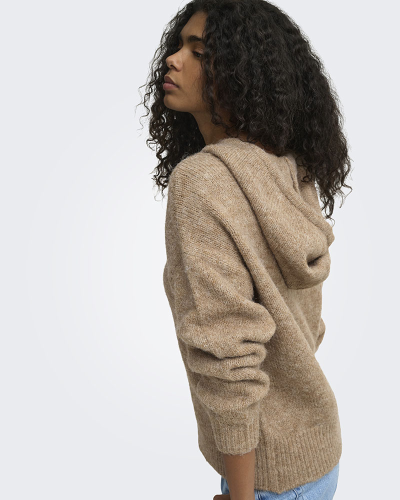 ONLY ONLNELLIE LS HOODIE CC KNT - 15375531